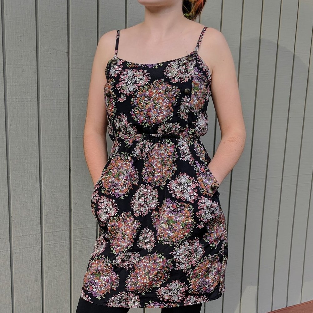 Forever 21 Floral Botton Detail Dress, Sz. S